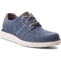 Półbuty CLARKS - Un Abode Form 261325987 Navy. Niebieskie półbuty męskie Clarks, na co dzień, bez wzorów, z tworzywa sztucznego, klasyczne, bez zapięcia. W wyprzedaży za 219,00 zł.