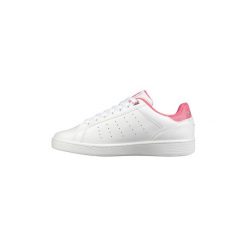 Buty K-Swiss Clean Court Cmf. Białe trampki i tenisówki damskie marki K-SWISS, bez wzorów, bez zapięcia. Za 123,60 zł.
