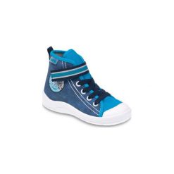 Niebieskie Tekstylne Buty Dla dzieci Befado rozmiar 27. Niebieskie buciki niemowlęce chłopięce Befado, z bawełny. Za 49,80 zł.