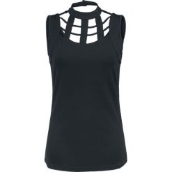 Jawbreaker Let Me Out Top damski czarny. Czarne topy damskie Jawbreaker, l, bez wzorów, bez kołnierzyka. Za 134,90 zł.
