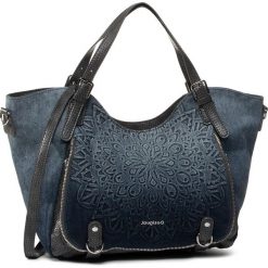 Torebka DESIGUAL - 20SAXA48 5008. Niebieskie torebki klasyczne damskie Desigual, bez wzorów, z materiału, klasyczne, bez dodatków. Za 399,00 zł.