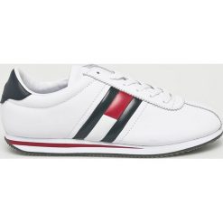 Tommy Jeans - Buty. Białe sneakersy męskie Tommy Jeans, z jeansu, bez zapięcia. W wyprzedaży za 279,90 zł.