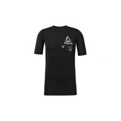 T-shirty z krótkim rękawem Reebok Sport Koszulka Training Graphic Compression. Czarne koszulki sportowe męskie marki Reebok Sport, s, z krótkim rękawem. Za 169,00 zł.