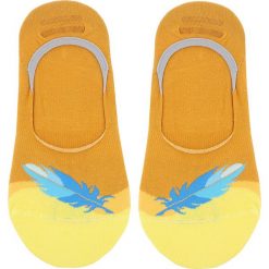 Skarpety Stopki Damskie FREAK FEET - MPIU-YEL Kolorowy Żółty. Żółte skarpetki damskie marki Freak Feet, w kolorowe wzory, z bawełny. Za 14,99 zł.