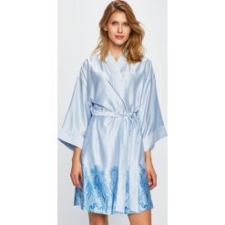 Lauren Ralph Lauren - Szlafrok. Niebieskie szlafroki damskie Lauren Ralph Lauren, l, bez wzorów, z poliesteru, bez rękawów, bez kaptura. W wyprzedaży za 239,90 zł.