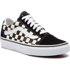 Tenisówki VANS - Old Skool VN0A38G1P0S1 (Primary Check) Blk/White. Czarne półbuty damskie marki Vans, bez wzorów, ze skóry, bez zapięcia. Za 319,00 zł.