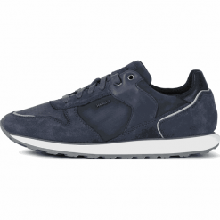 Geox tenisówki męskie Volto U029WA 022JY 43 ciemnoniebieskie. Niebieskie trampki męskie Geox, na wiosnę, bez wzorów, bez zapięcia. Za 499,00 zł.