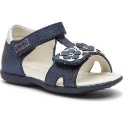 Sandały NELLI BLU CM3020-3. Niebieskie sandały dziewczęce Nelli Blu, ze skóry ekologicznej, bez zapięcia. Za 59,99 zł.