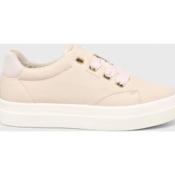 Gant - Buty Aurora. Brązowe buty sportowe damskie GANT, bez wzorów, ze skóry, sportowe. Za 479,90 zł.