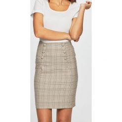 Tally Weijl - Spódnica. Szare spódniczki damskie marki TALLY WEIJL, s, bez wzorów, z elastanu, z podwyższonym stanem, mini, ołówkowe. Za 119,90 zł.