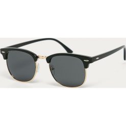 Answear Lab - Okulary. Czarne okulary przeciwsłoneczne damskie Answear Lab, owalne. Za 59,90 zł.
