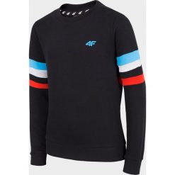 Bluza chłopięca (122-164) JBLM203A - głęboka czerń. Czarne bluzy chłopięce 4F JUNIOR, bez wzorów, z dzianiny, bez rękawów, bez kaptura. Za 69,99 zł.