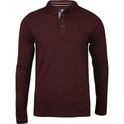 Bordowa Koszulka Polo - Długi Rękaw, Longsleeve z Kołnierzykiem - Brave Soul, Męski TSBRSSS18LINCOLNrubywine. Czerwone koszulki męskie Brave Soul, m, bez wzorów, z bawełny, casualowe, z długim rękawem. Za 49,00 zł.