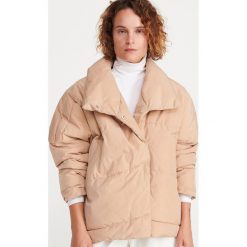 Kurtka oversize - Beżowy. Brązowe kurtki damskie Reserved, s, bez wzorów, bez kaptura. Za 179,99 zł.