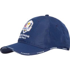 Czapka CHERVO WOLKONSKY RYDER CUP 2022. Niebieskie czapki męskie Chervo, z haftami, z tkaniny. Za 160,00 zł.