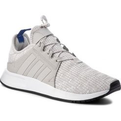 Buty adidas - X_Plr BY9258 Greone/Greone/Blue. Szare półbuty damskie Adidas, bez wzorów, z gumy, bez obcasa, na płaskiej podeszwie, na sznurówki. W wyprzedaży za 259,00 zł.