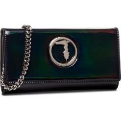 Torebka TRUSSARDI JEANS - Alba Pouch Mirror 75B00928 K299. Czarne torebki klasyczne damskie Trussardi Jeans, bez wzorów, z jeansu, wizytowe, na ramię, bez dodatków. W wyprzedaży za 299,00 zł.