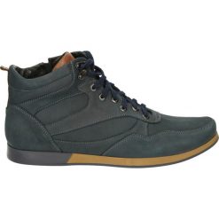 Botki męskie - 482335 NAB BL. Szare botki męskie Venezia, z nubiku. Za 249,00 zł.