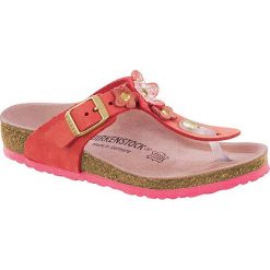 Buty dziecięce: Skórzane japonki „Gizeh” w kolorze czerwonym – szerokość S