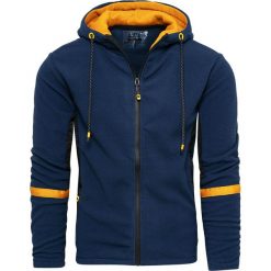 Bluza męska polar z kapturem granatowa Recea. Bluzy męskie Recea, xl, bez wzorów, z bawełny, z kapturem, bez rękawów, z kapturem. W wyprzedaży za 69,99 zł.