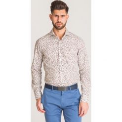 Wielokolorowa koszula Joop Panko w drobne kwiaty. Białe koszule męskie Joop! Collection, m, w kwiaty, z bawełny, z włoskim kołnierzykiem, bez rękawów. Za 179,60 zł.