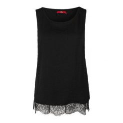 Topy damskie: S.Oliver Top Damski 34 Czarny