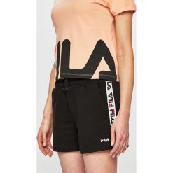 Fila - Szorty. Czarne spodenki sportowe damskie Fila, s, bez wzorów, z elastanu, sportowe. W wyprzedaży za 99,90 zł.