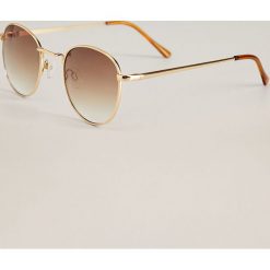 Mango - Okulary Brooklyn. Żółte okulary przeciwsłoneczne damskie Mango. Za 69,90 zł.