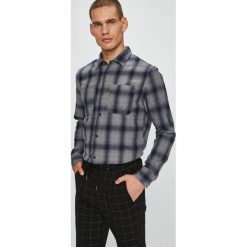 Jack & Jones - Koszula. Niebieskie koszule męskie Jack & Jones, s, w kratkę, z bawełny, casualowe, z włoskim kołnierzykiem, z długim rękawem. W wyprzedaży za 99,90 zł.