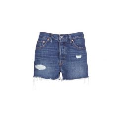 Szorty i Bermudy Levis 502 HIGH RISE SHORT. Niebieskie szorty damskie marki Levi's®, bez wzorów. Za 239,00 zł.