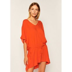 Sukienka plażowa Chantelle Caftan C10D40. Pomarańczowe sukienki damskie Chantelle, na plażę, bez wzorów, bez kołnierzyka, bez rękawów. W wyprzedaży za 229,00 zł.