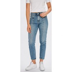 Pepe Jeans - Jeansy Ruby. Niebieskie boyfriendy damskie marki Pepe Jeans, z podwyższonym stanem. W wyprzedaży za 259,90 zł.
