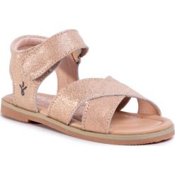 Sandały EMU AUSTRALIA - Rose K12215 Rose Gold. Różowe sandały dziewczęce EMU Australia, z zamszu, bez zapięcia. Za 169,00 zł.