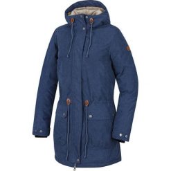 Hannah Kurtka damska Olowu ciemny denim (rozmiar 38). Niebieskie kurtki sportowe damskie Hannah, bez wzorów, z denimu, bez kaptura, outdoorowe. W wyprzedaży za 282,00 zł.