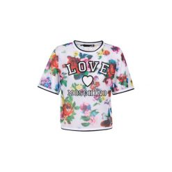 Bluzki Love Moschino W4G2801. Białe bluzki damskie na imprezę marki Love Moschino. Za 759,20 zł.