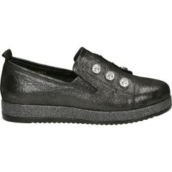 Półbuty - 0041119618K S. Szare półbuty damskie skórzane Venezia, sportowe. Za 319,00 zł.