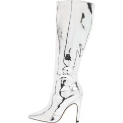 Buty zimowe damskie: Topshop BLADE Kozaki na obcasie silver