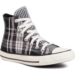 Trampki CONVERSE - Ctas Hi 568896C Black/White/Egret. Szare półbuty damskie Converse, bez wzorów, z tworzywa sztucznego, bez zapięcia. Za 339,00 zł.