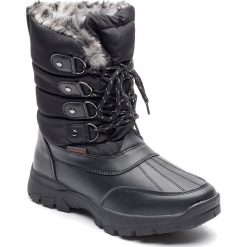 Buty zimowe damskie: Kozaki „Isere” w kolorze czarnym