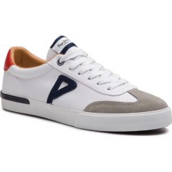 Sneakersy PEPE JEANS - North Archive PMS30532 White 800. Białe sneakersy męskie Pepe Jeans, bez zapięcia. W wyprzedaży za 209,00 zł.