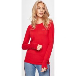 Guess Jeans - Sweter. Szare swetry damskie Guess Jeans, s, z aplikacjami, z elastanu, bez rękawów, bez kaptura. Za 279,90 zł.