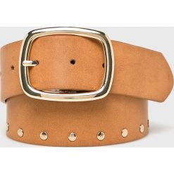 Medicine - Pasek Basic. Żółte paski damskie marki MEDICINE, w paski, ze skóry ekologicznej. Za 39,90 zł.