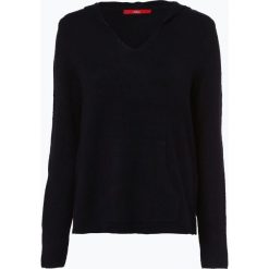 S.Oliver Casual - Sweter damski, niebieski. Niebieskie swetry damskie marki s.Oliver Casual, s, bez wzorów, z dzianiny, casualowe, bez rękawów, z kapturem. Za 139,95 zł.