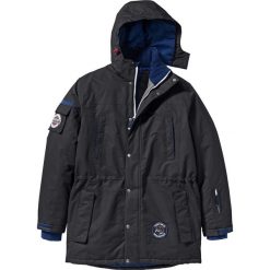 Długa kurtka funkcyjna Regular Fit bonprix czarny. Czarne płaszcze męskie bonprix, m, bez wzorów, długie. Za 319,99 zł.