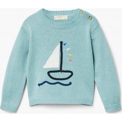 Swetry dziewczęce: Mango Kids – Sweter dziecięcy Barco 62-80 cm