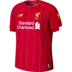 Koszulka Liverpool LFC Home Kit - MT930000HME. Koszulki męskie New Balance, xl, z haftami, z poliesteru, bez kołnierzyka, bez rękawów, do piłki nożnej. Za 329,99 zł.