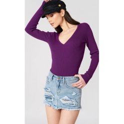 Szorty damskie: Minkpink Szorty jeansowe Trash Talk – Blue