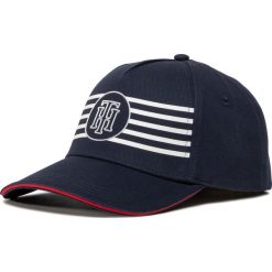 Czapka z daszkiem TOMMY HILFIGER - Poppy Breton Stripes Cap AW0AW07894 C7HVV. Niebieskie czapki męskie TOMMY HILFIGER, bez wzorów, z bawełny. Za 179,00 zł.