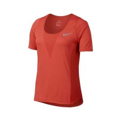 Nike W NK ZNL CL RELAY TOP SS, 10 | URUCHOMIENIE | KOBIETY | TOP Z KRÓTKIM RĘKAWEM | MAX POMARAŃCZOWY | Z. Pomarańczowe topy damskie Nike, bez wzorów, z krótkim rękawem, do biegania. W wyprzedaży za 200,67 zł.
