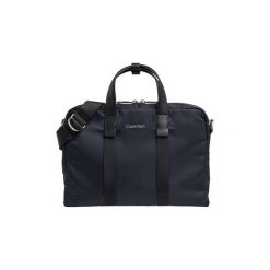 Aktówki / Teczki Calvin Klein Jeans K50K504223 BRACE LAPTOP. Niebieskie aktówki męskie Calvin Klein Jeans, bez wzorów, z jeansu. Za 508,50 zł.